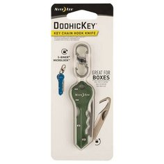 Нож-брелок Nite Ize DoohicKey Key Chain Hook Knife Green
