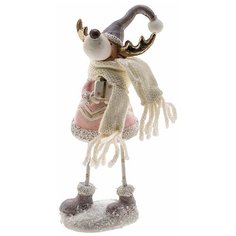 Фигурка Lefard Лось 233-222, бежевый/золотистый