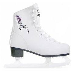 Фигурные коньки BlackAqua Grace Fur FS-102 белый р. 33