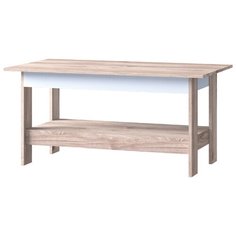 Журнальные столы Anrex Стол журнальный, COMPACT, цвет белый/ Каштан найроби