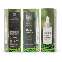 Dead Sea Collection Концентрированная сыворотка для лица с экстрактом конопли, коллагеном и минералами Мертвого моря, 30мл