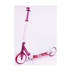 Двухколесный самокат городской STAR, Бело-малиновый Vinca Sport