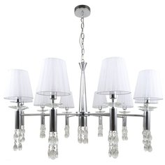 Люстра Favourite Triumph 2768-10P, G9, 675 Вт, кол-во ламп: 21 шт., цвет арматуры: серебристый, цвет плафона: белый