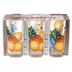 Набор стаканов 6шт "Полезный ананас" 230мл 05с1256 ОСЗ