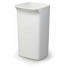 Квадратная корзина для мусора DURABLE DURABIN 40 литров, белый