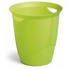 Легкая пластиковая корзина для мусора DURABLE TREND, 16 л., зеленый