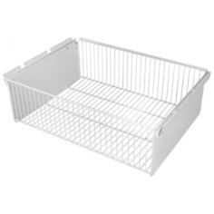 Выдвижная корзина с кронштейнами для гардеробной системы "титан-gs" (563х440х181)