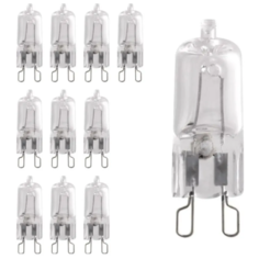 Лампочка Feron Теплый белый свет, G9, 60 Вт, Галогенная 10шт, G9, 60 Вт Kosmos