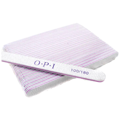 Пилки OPI 100/180 грит - 25 штук / Набор пилок для маникюра и педикюра
