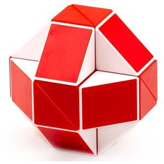 Головоломка Moyu Змейка Рубика (24 блока) красный/белый