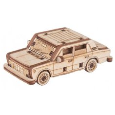 Сборная деревянная модель конструктор UNIWOOD UNIT "Автомобиль Копейка"