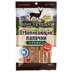 Отбеливающие мягкие палочки Japan Premium Pet для чистки зубов на основе оленины. Длинные, 8 шт. Серия Hokkaido Venison