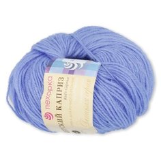 Пряжа Пехорка Детский каприз, 50 % шерсть, 50 г, 225 м, 5 шт., 15 темно-голубой