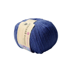 Пряжа Пехорка Детский каприз, 50 % шерсть, 50 г, 225 м, 5 шт., 100 королевский синий