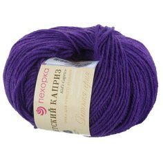 Пряжа Пехорка Детский каприз, 50 % шерсть, 50 г, 225 м, 5 шт., 78 фиолетовый
