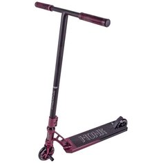 Трюковый самокат HAEVNER MONK бордово-черный