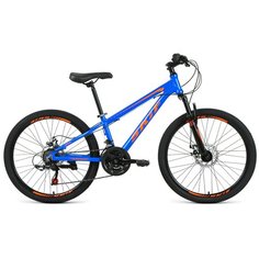 Велосипед подростковый 24" SKIF 24 Disc AL рама 11,5" сине-оранжевый RBKK1M34G003 20-21 г