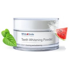 Отбеливающая пудра для зубов White&Smile со вкусом мяты и арбуза