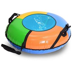 Санки надувные 107см тент без принта с камерой ТяниТолкай