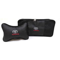 67763 Подарочный набор: сумка для набора ТО, подушка на подголовник TOYOTA Auto Premium