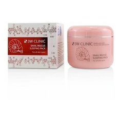 Ночная маска с муцином улитки 3W Clinic Snail Mucus Sleeping Pack, 100 мл.