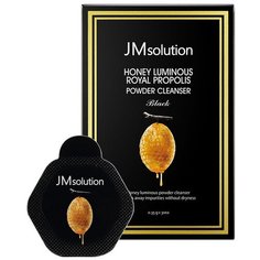 JMsolution Энзимная пудра для очищения кожи с экстрактом прополиса HONEY LUMINOUS ROYAL PROPOLIS POWDER CLEANSER BLACK, 30 шт