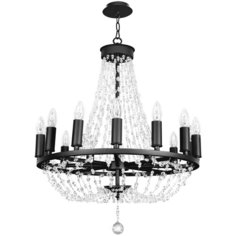 Люстра подвесная в виде подсвечника коричневая E14 Osgona Castello 744148