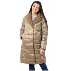 Куртка женская EVACANA 21402 размер 48, коричневый