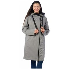 Куртка женская EVACANA 21406 размер 52, серый