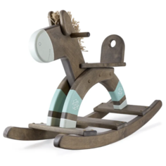 Качалка WOODYCREW Лошадка Hailey из берёзы, размер L коричневый