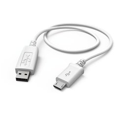 Кабель HAMA USB - microUSB (00178326) 1 м, белый, 1 м