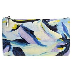 Косметичка женская с принтом , натуральная кожа, BB1