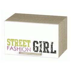 Шкаф навесной Сенди для девочки 484х302х300 дуб сонома/белый Сима ленд