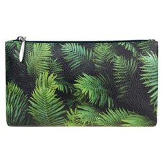 Косметичка женская с принтом , натуральная кожа, BB1