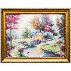 Картина маслом "Домик" Саидов Русская Живопись