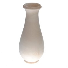 Ваза деревянная из липы, модель №12, высота 22 см, диаметр 9 см Татьянка