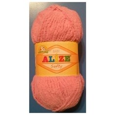 Пряжа Alize Softy (Софти) 098-коралл 50г 115м, 1 шт.