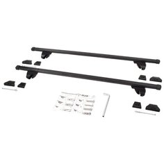 комплект дуг и опор AMOS Alfa на рейлинги для BMW X5 E70 (2007-2013), 1,3 м черный Амос