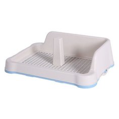 Туалет лоток со столбиком и угловым бортиком для собак Шурум бурум