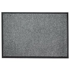 Ворсовый ковер на резиновой основе Iron-Horse black pearl 85x120 Kleen Tex