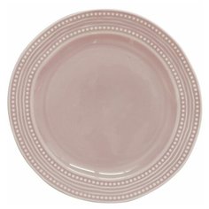 Тарелка обеденная "Abitare" (с фактурным краем), розовый Easy Life