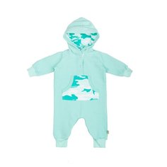 Комбинезон Сонный Гномик, размер 68, бирюзовый