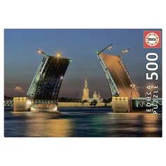 Пазл Educa Развод Дворцового моста в Санкт-Петербурге (17413), 500 дет.