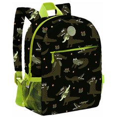 RK-177-5 рюкзак детский (крокодилы) Grizzly