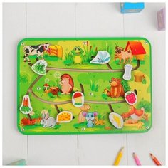 WoodLand Toys Лабиринт "Чем питаются животные?"