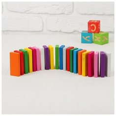 Томик Плашки Цветные, 28 элементов