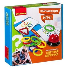 Bondibon Настольная игра "Цветная цепочка"