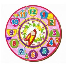 WoodLand Toys Часы вкладыши