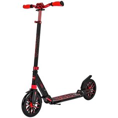 Детский городской самокат Sportsbaby MS-230, черно-красный