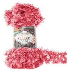 Пряжа Alize Puffy Fur, 100 % полиэстер, 100 г, 6 м, 5 шт., 6115